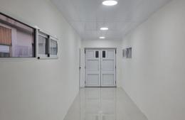 Culminó la obra del pasillo de transferencia del Hospital